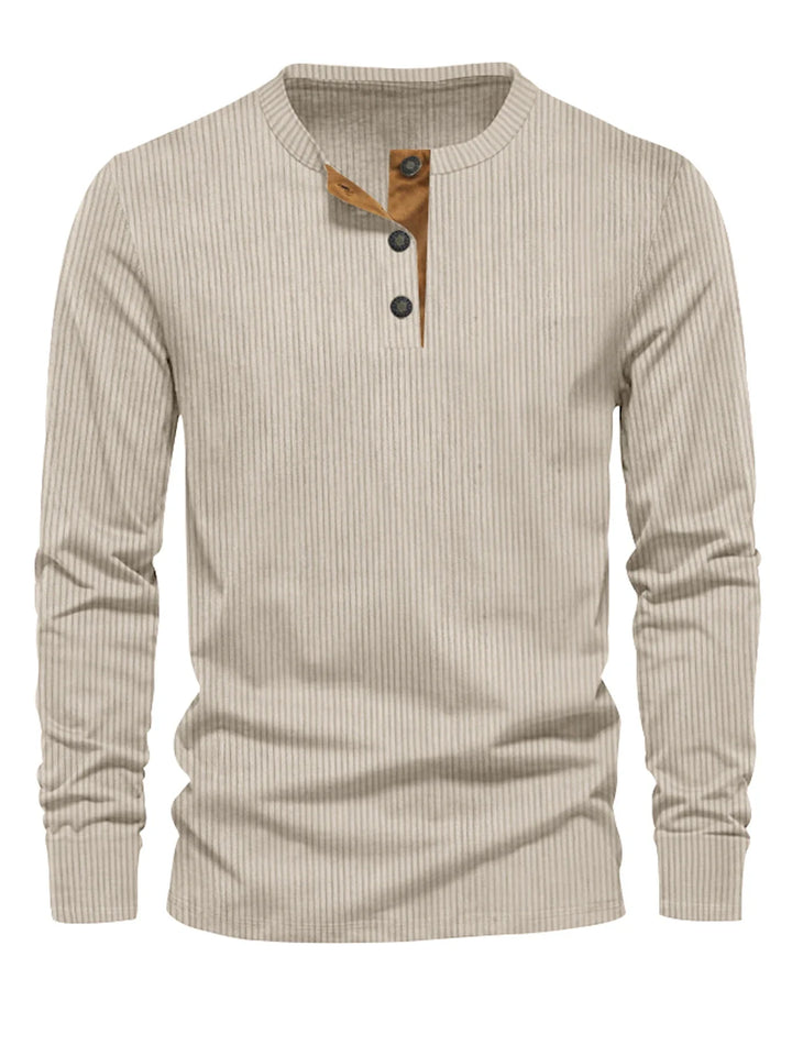 Leon | Klassisches Long Sleeve mit Streifenmuster