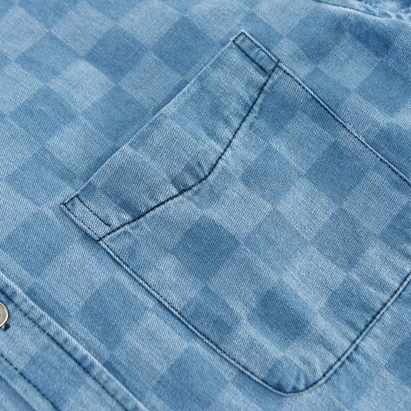 HALIA CHECKERED BUTTON-UP SHIRT für urbane Sommer-Looks
