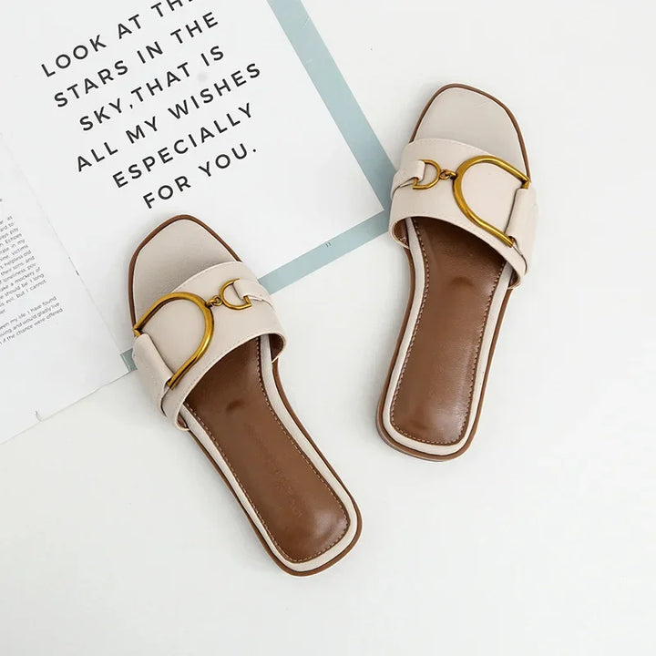 Jaqueline Slip On Sandalen für Komfort und femininen Stil