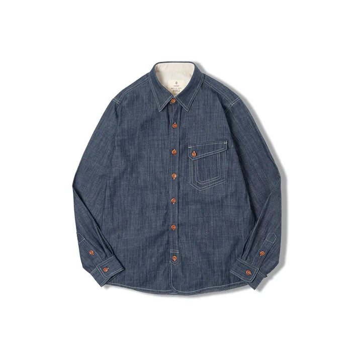 Heritage | Klassisches Jeanshemd mit Knöpfen