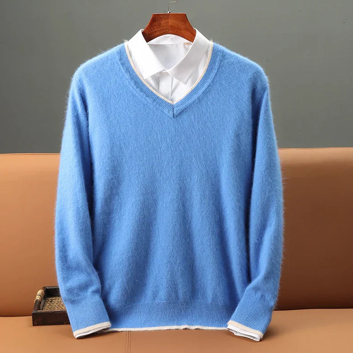 Herno | Warmer Kaschmirpullover mit Nerzanteil