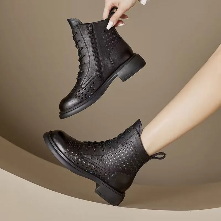 Modische Hohlstiefel mit bequemer Passform für Damen