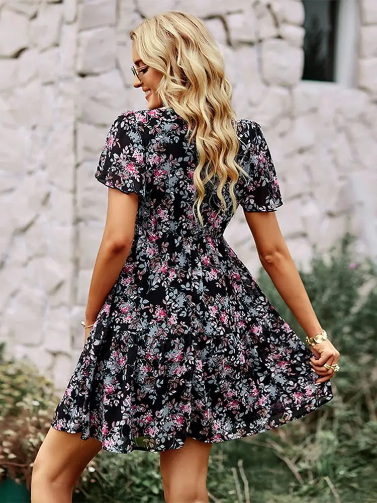 Helena | Geblümtes Kleid mit hohem Tragekomfort