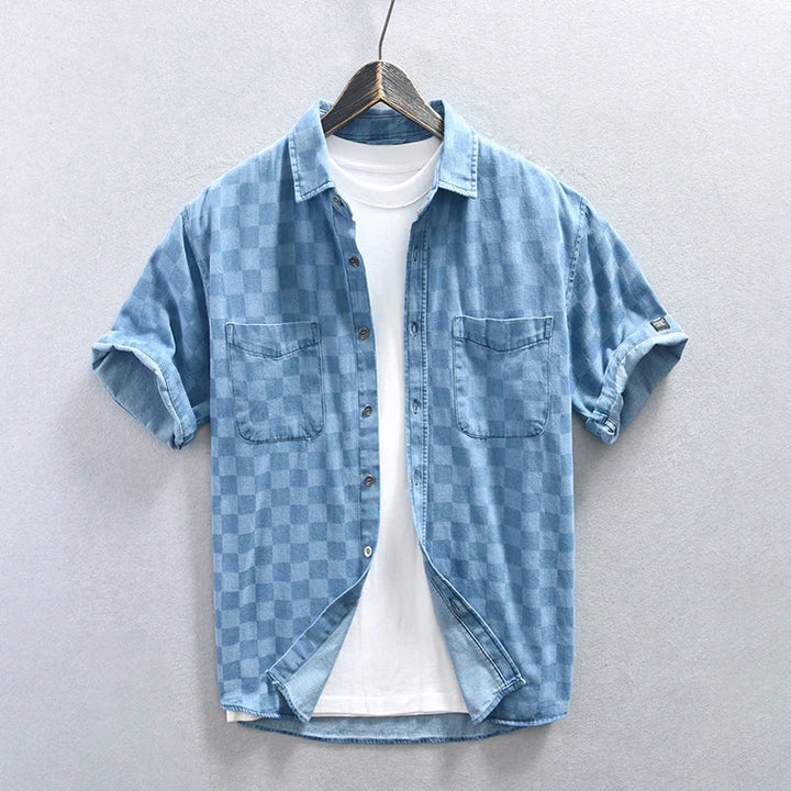 HALIA CHECKERED BUTTON-UP SHIRT für urbane Sommer-Looks