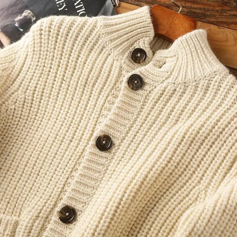 Mason | Zeitlose Strickjacke mit Reißverschluss