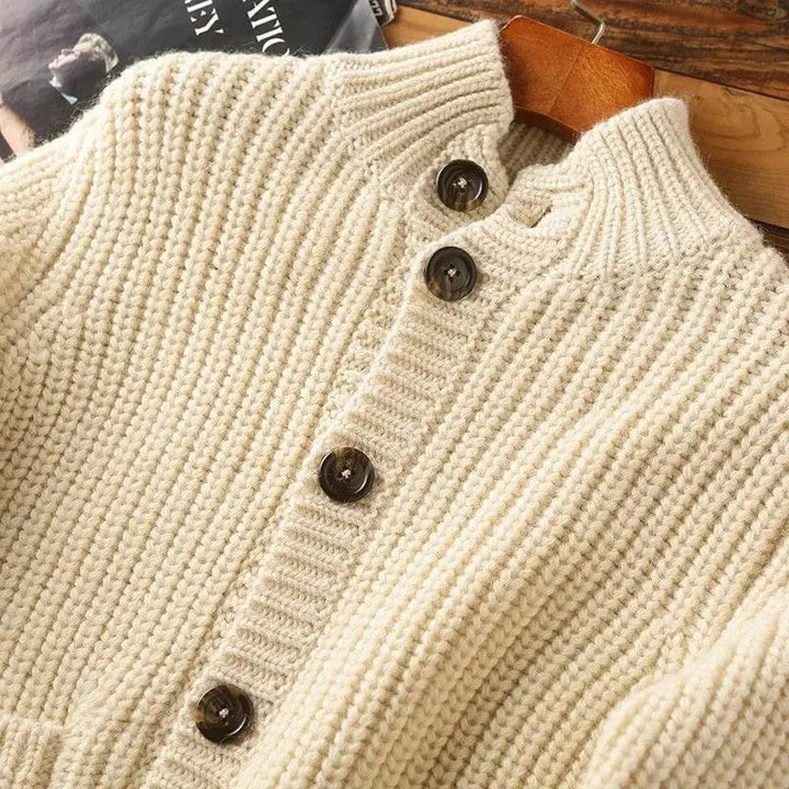 Mason | Zeitlose Strickjacke mit Reißverschluss