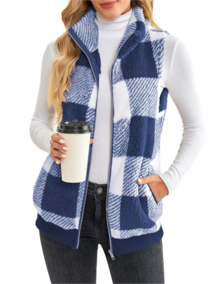 Nina | Ärmellose Strickjacke für Damenmode