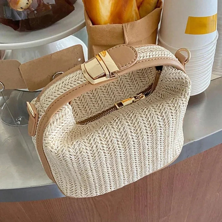 Rosalia | Geflochtene Beuteltasche mit Stil