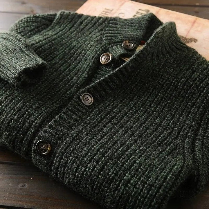 Mason | Zeitlose Strickjacke mit Reißverschluss