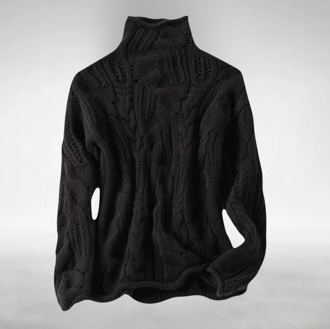 Sophie | Rollkragenpullover gestrickt für Herbsttage