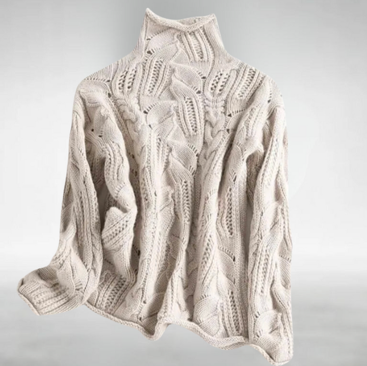 Sophie | Rollkragenpullover gestrickt für Herbsttage