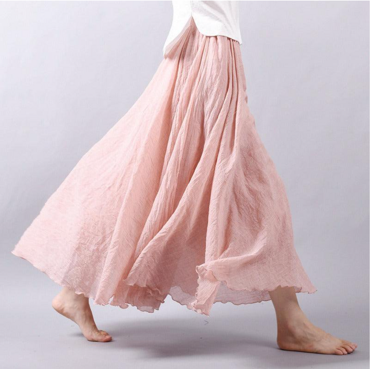 Ellery | Weiter Leinenrock mit Sommerlook