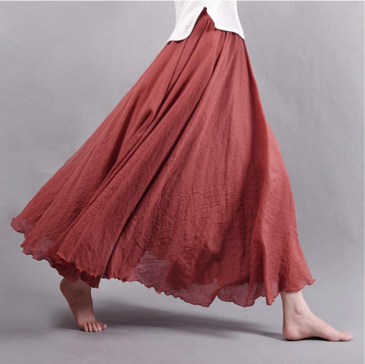 Ellery | Weiter Leinenrock mit Sommerlook