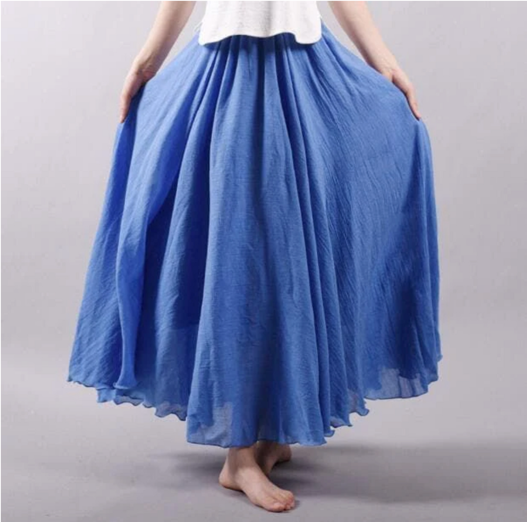 Ellery | Weiter Leinenrock mit Sommerlook