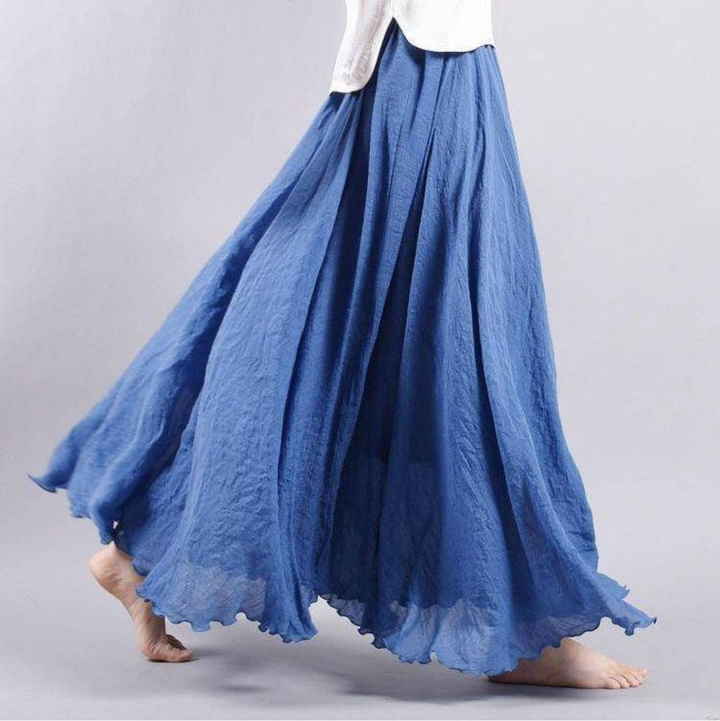 Ellery | Weiter Leinenrock mit Sommerlook