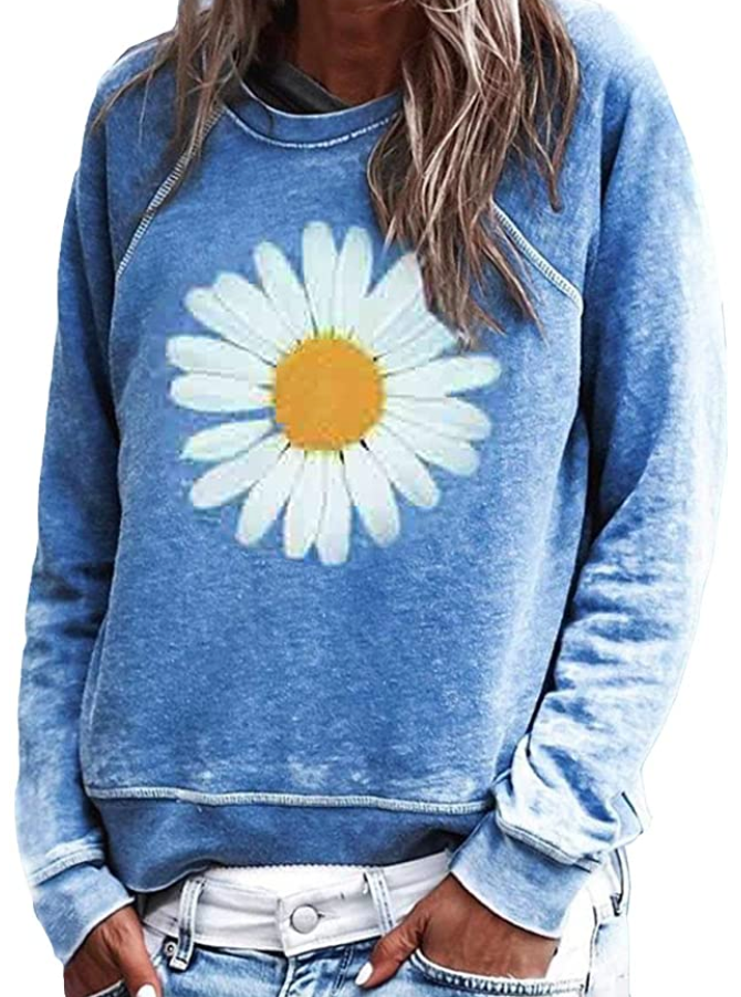 Gänseblümchen | Floraler Pullover für Frühlingstage