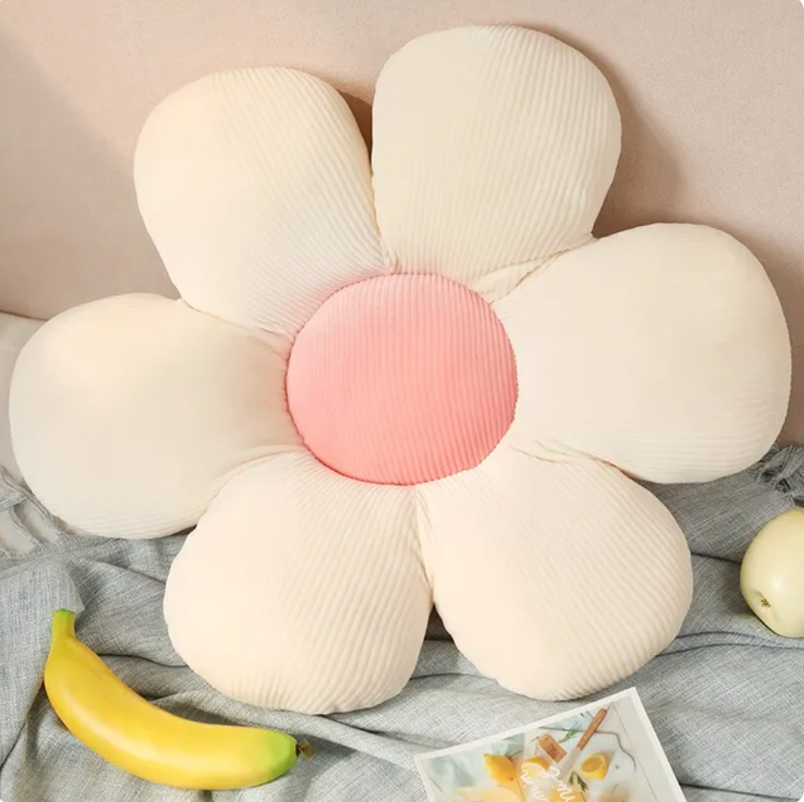 Plüsch Blumen Kissen für süße Deko und Komfort