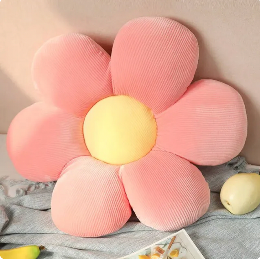 Plüsch Blumen Kissen für süße Deko und Komfort