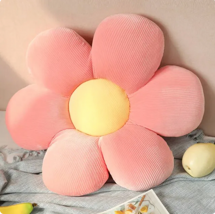 Plüsch Blumen Kissen für süße Deko und Komfort