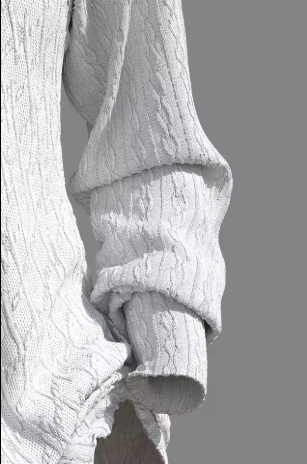 Talia | Elegante Ösenbluse mit schimmerndem Stoffeinsatz