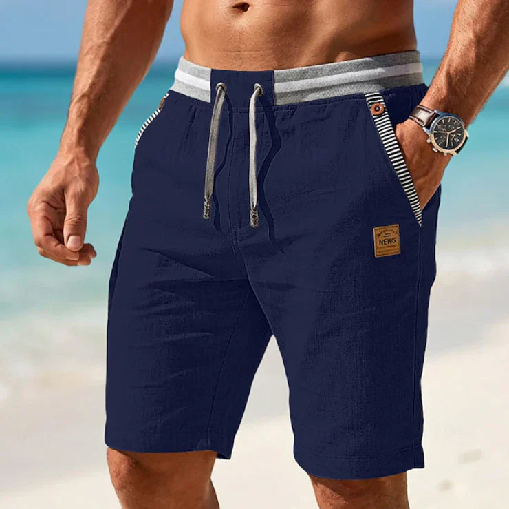 Leon | Leinen Sommer Shorts Herren Elegant