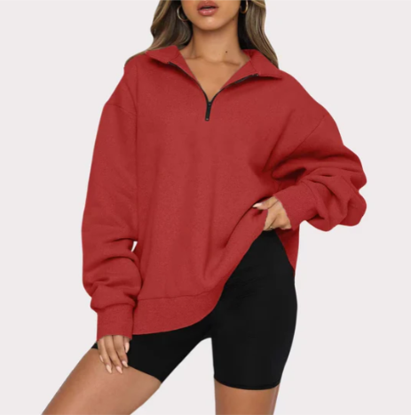 Lia | Damen Sweatshirt gemütlich für Alltag & Freizeit