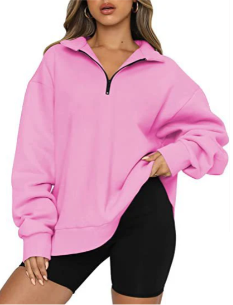 Lia | Damen Sweatshirt gemütlich für Alltag & Freizeit