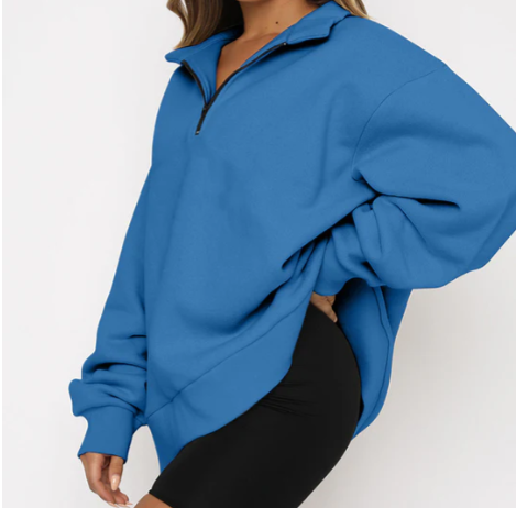 Lia | Damen Sweatshirt gemütlich für Alltag & Freizeit