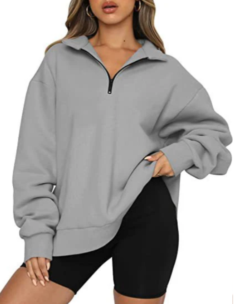 Lia | Damen Sweatshirt gemütlich für Alltag & Freizeit