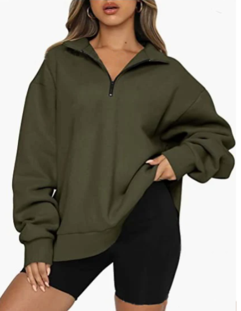 Lia | Damen Sweatshirt gemütlich für Alltag & Freizeit