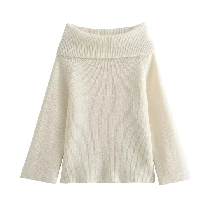 Lara | Schulterfreier Pullover mit weichem Stoff
