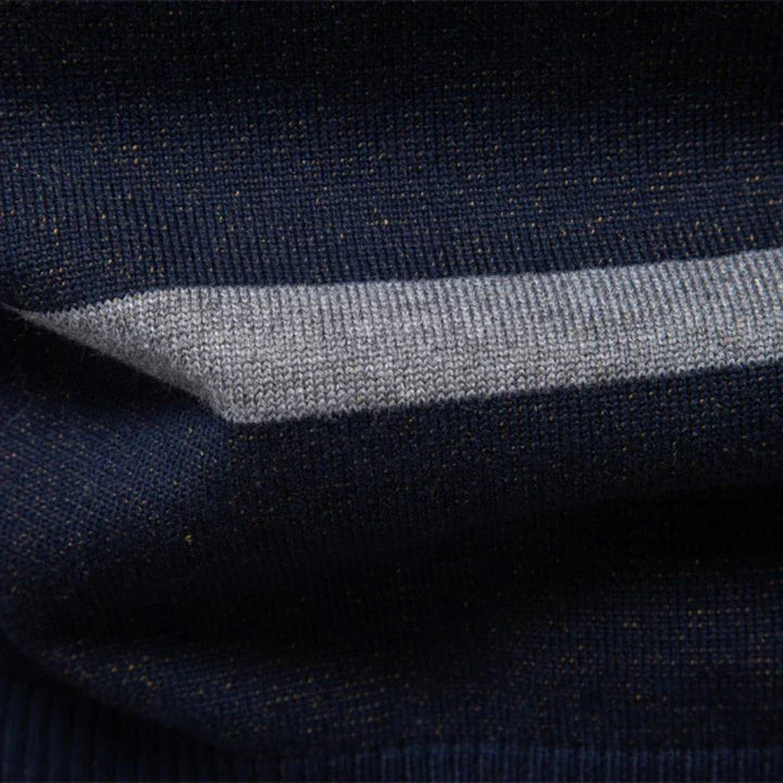 David | Modischer Herrenpullover mit Rautendesign