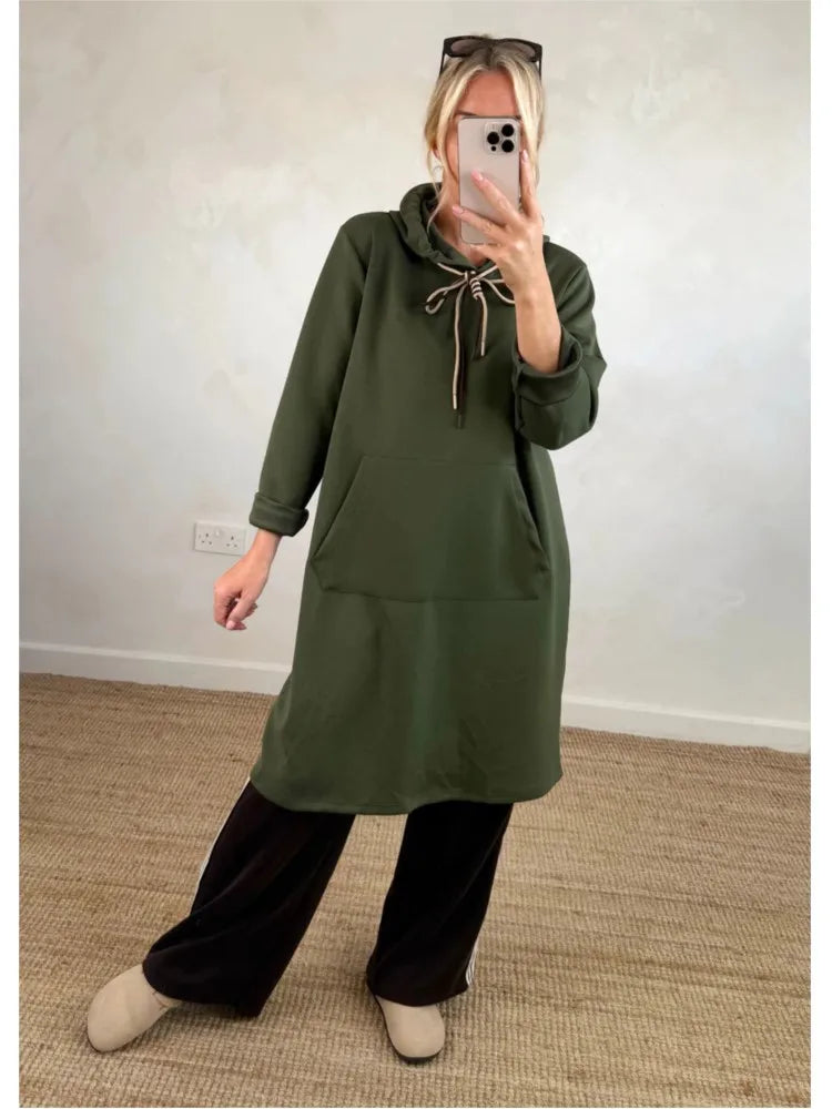 Emma | Kapuzenkleid in A-Linie für junge Mädchen