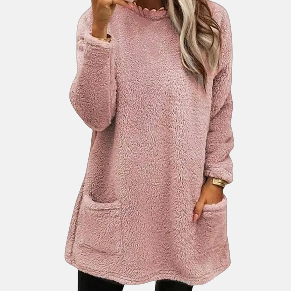 Johanna | Eleganter Damen Pullover in Midilänge