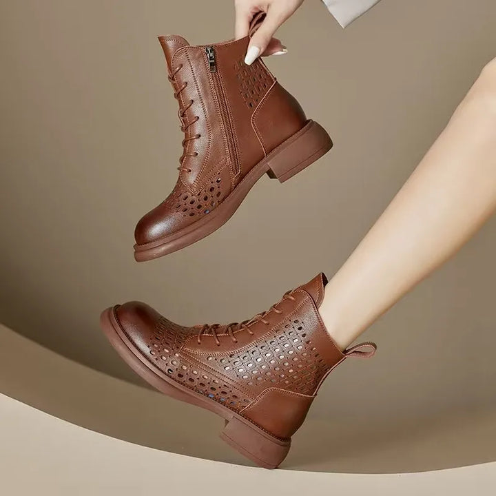 Modische Hohlstiefel mit bequemer Passform für Damen