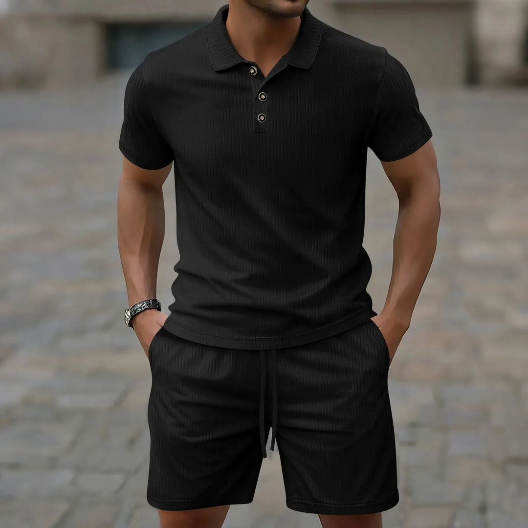 Jonas | Modisches Polo Set Herren Freizeit Chic