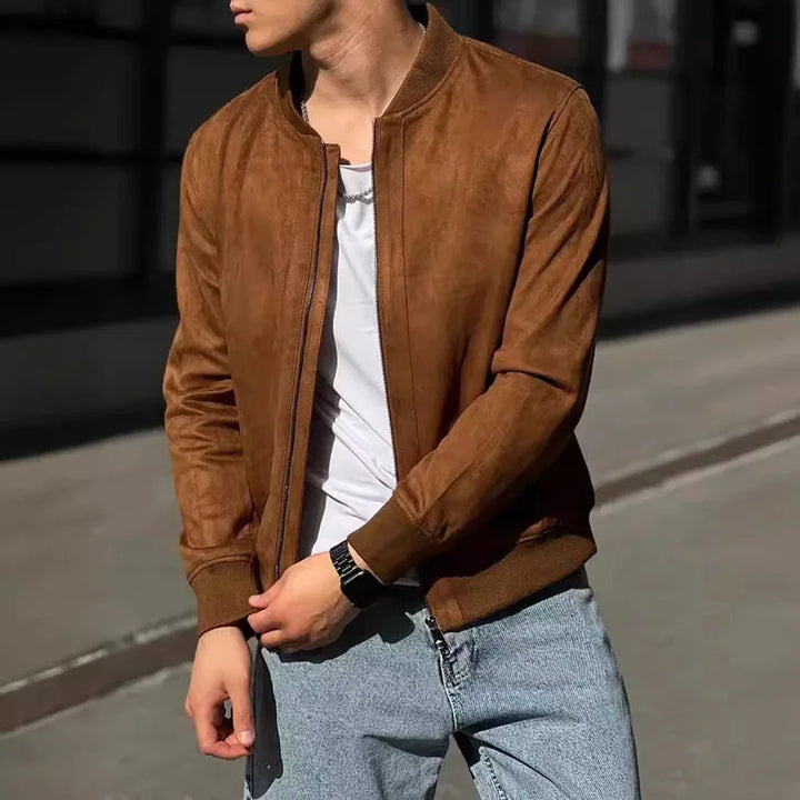 Envoli | Lässige Wildlederjacke im modernen Stil