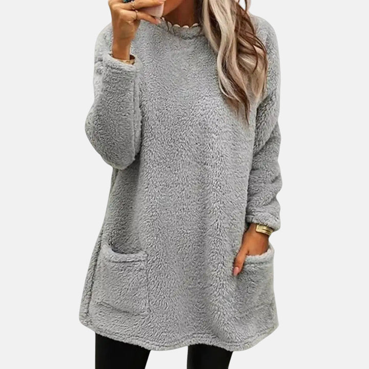 Johanna | Eleganter Damen Pullover in Midilänge