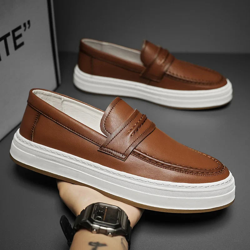 Heritage Mokassin Loafers aus Leder
