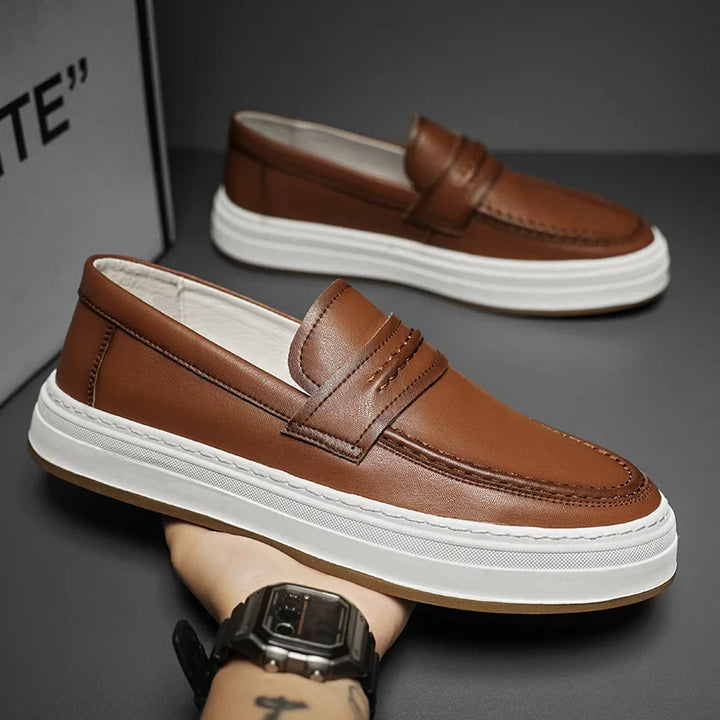 Heritage Mokassin Loafers aus Leder