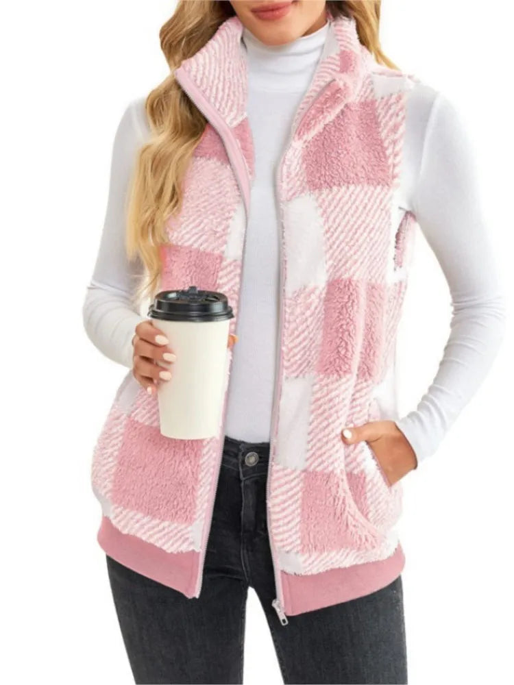 Nina | Ärmellose Strickjacke für Damenmode