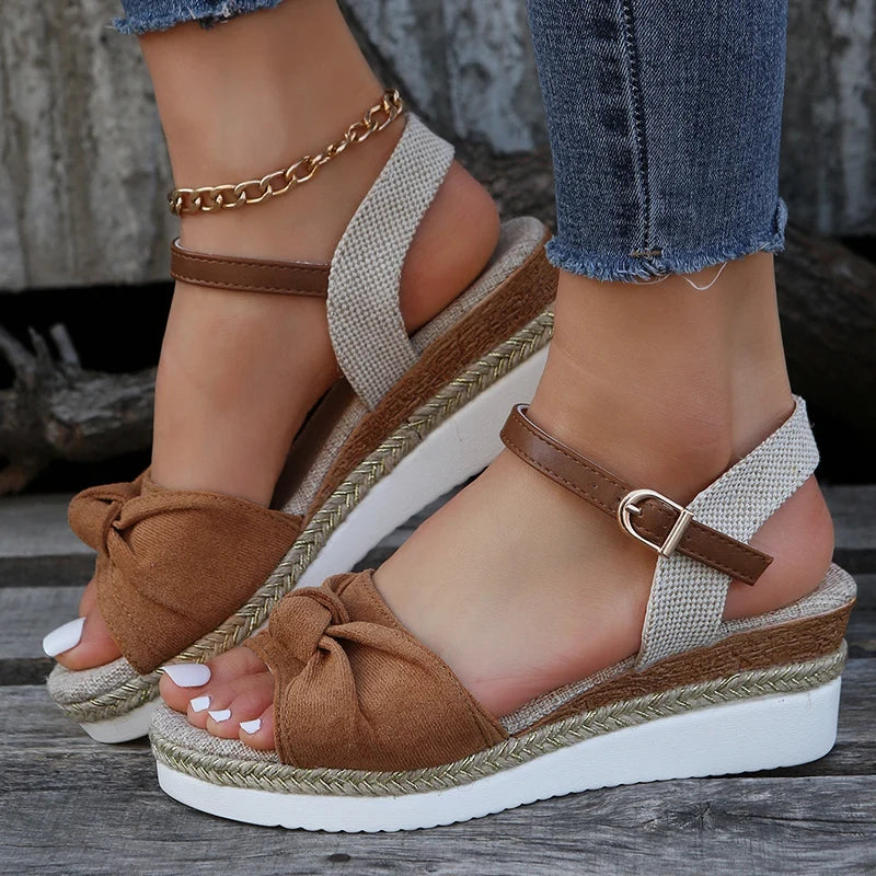 Sonnenuntergang Schleife | Krawatte Wedges mit Sommercharme