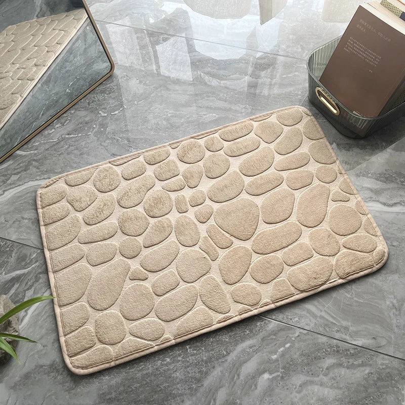 Kopfsteinpflaster-Design Badematte für Zuhause