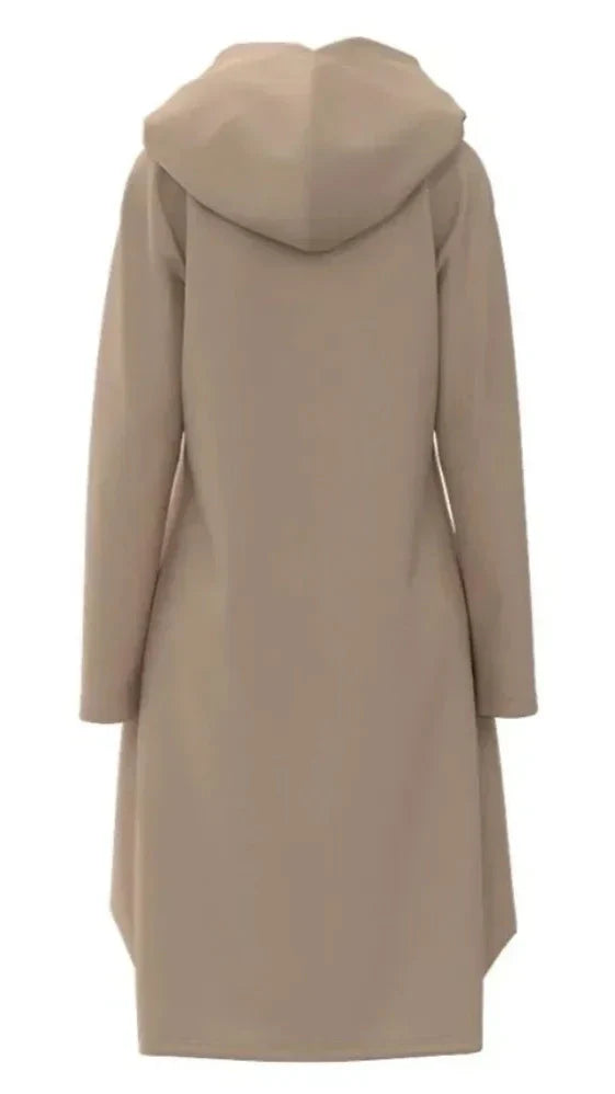 Maya Winter | Langärmeliges Kapuzenkleid für Damen