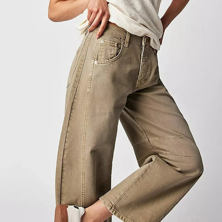 Laura | Damenjeans mit weitem Schnitt und hoher Taille