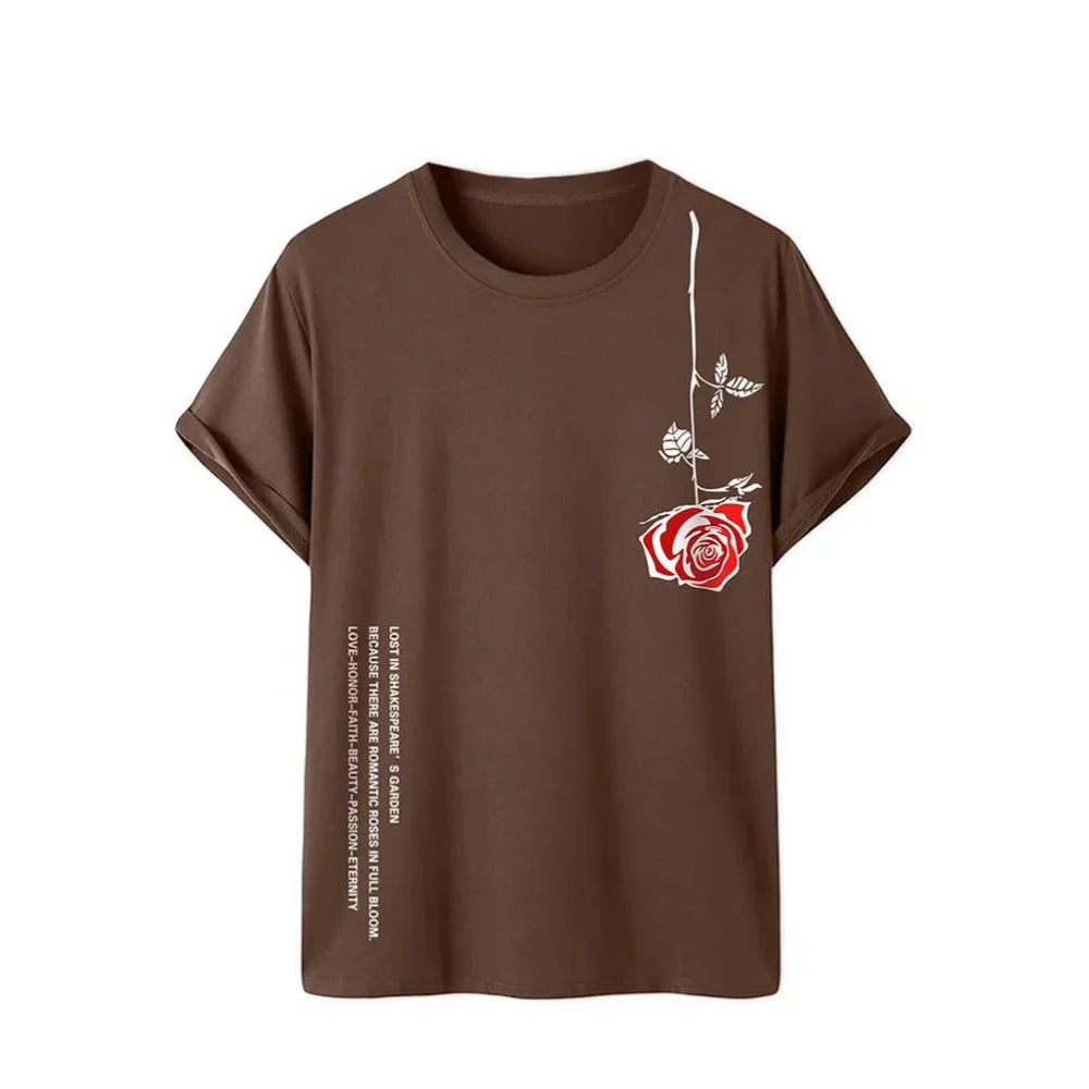 Grafik-T-Shirt LaRose" für Männer mit kreativem Print