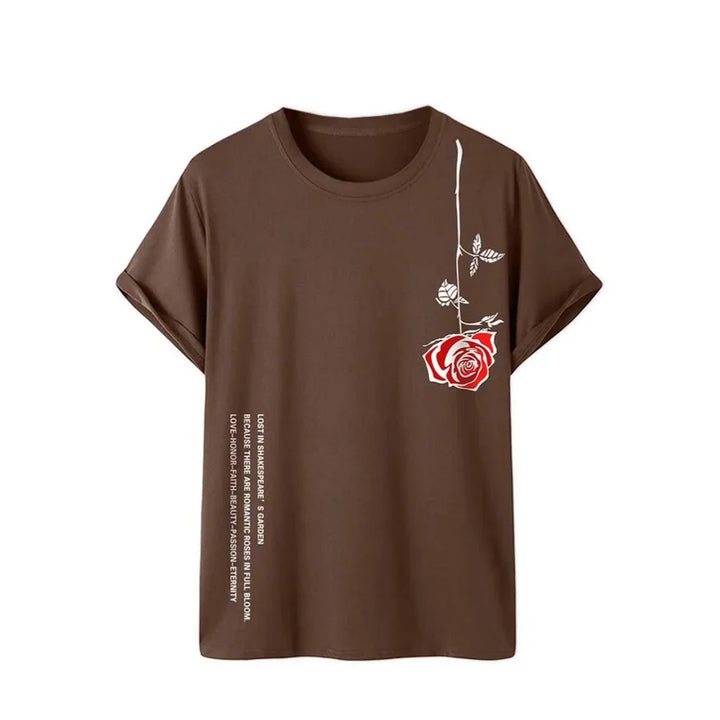 Grafik-T-Shirt LaRose" für Männer mit kreativem Print