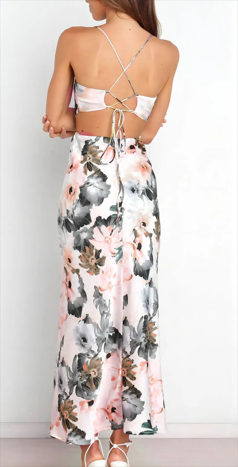 Briga | Modisches geblümtes Sommerkleid