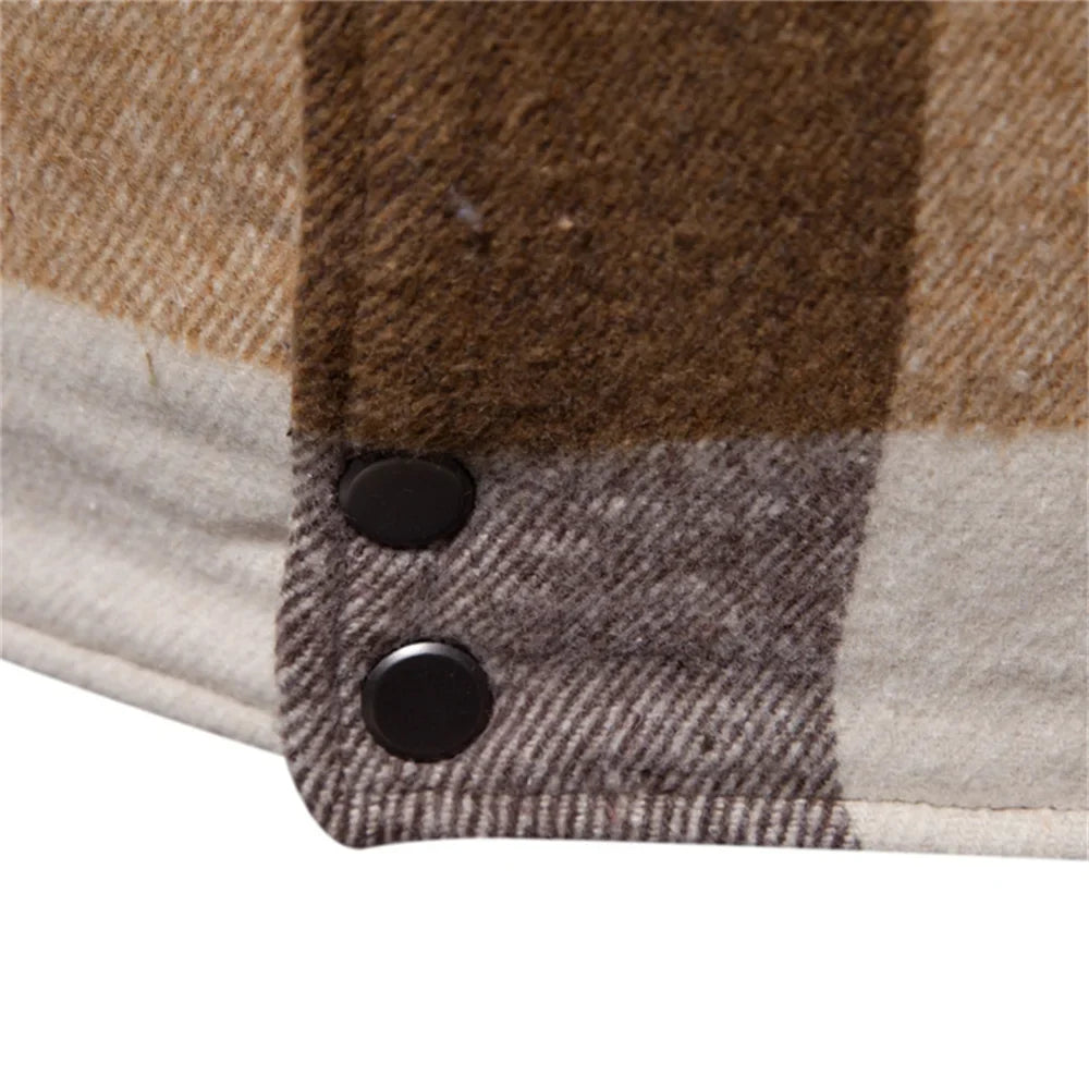 Jansen | Herrenjacke in Hemdoptik – warm und bequem