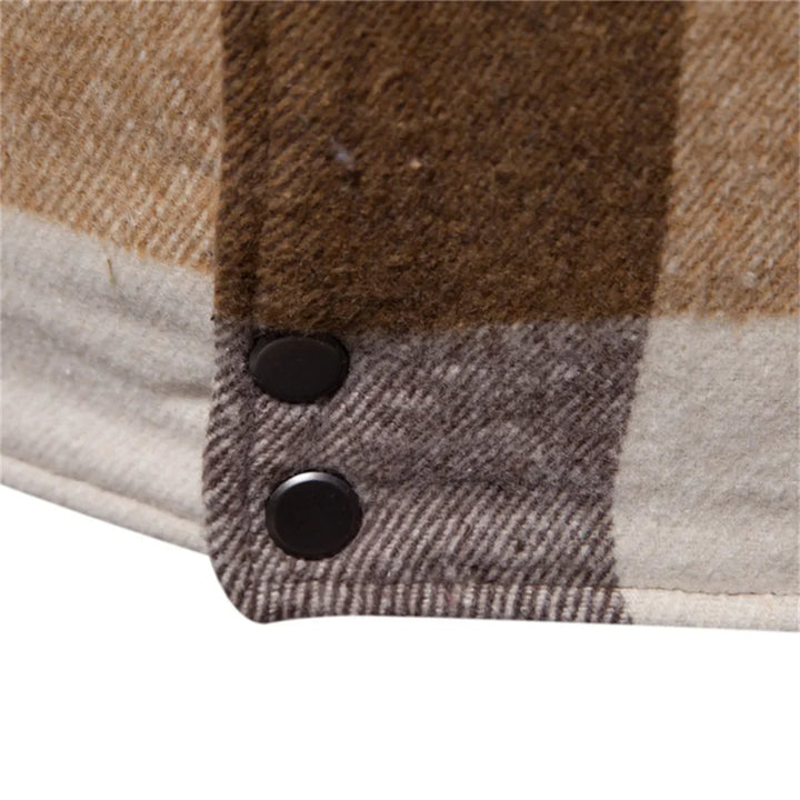 Jansen | Herrenjacke in Hemdoptik – warm und bequem